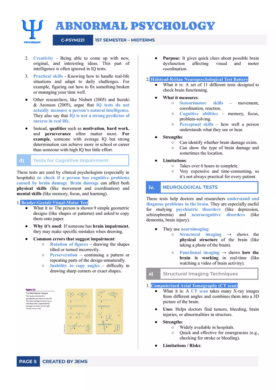 Assessment of Mental Disorders - Page 5