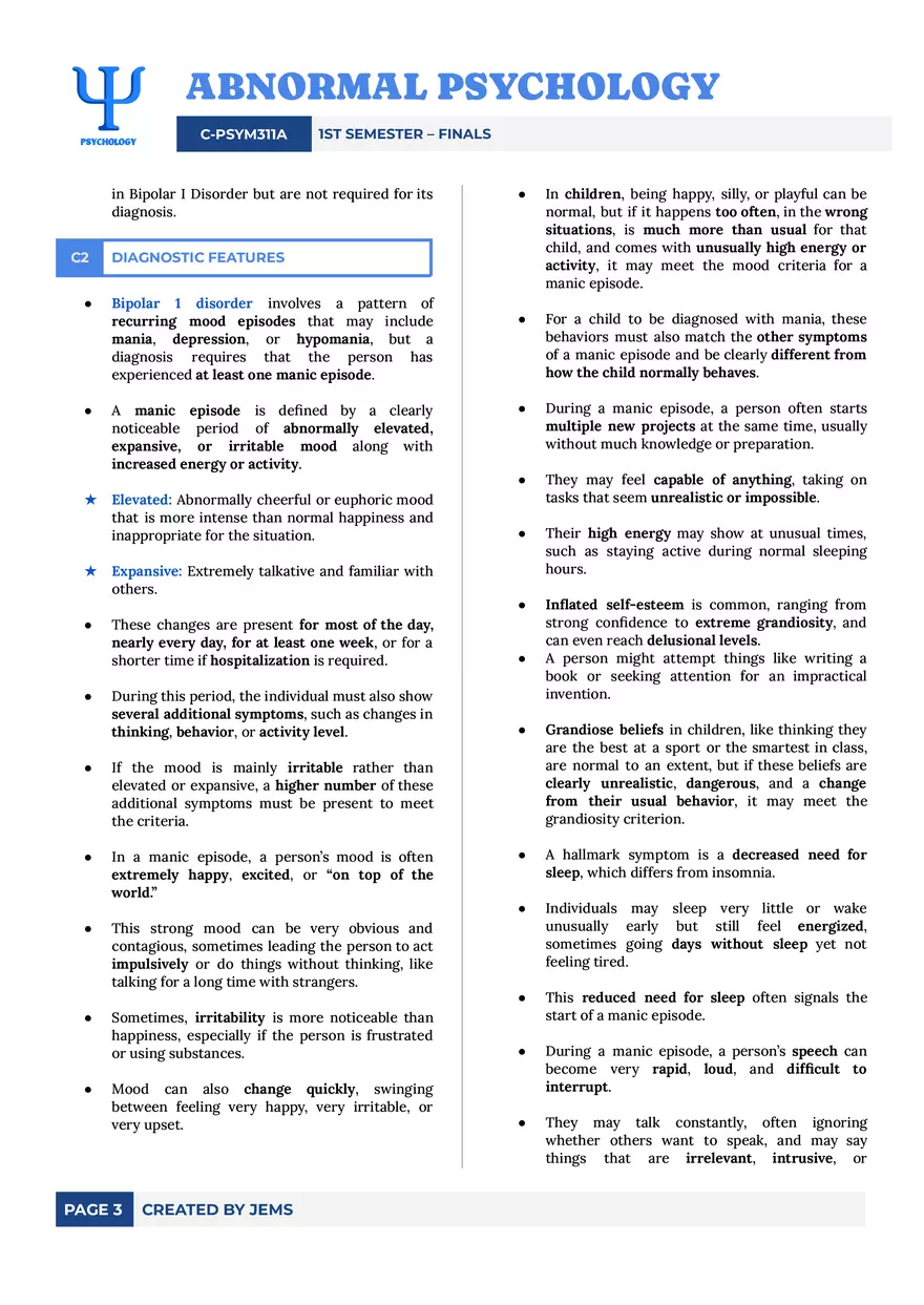 Bipolar and Related Disorders - Page 3