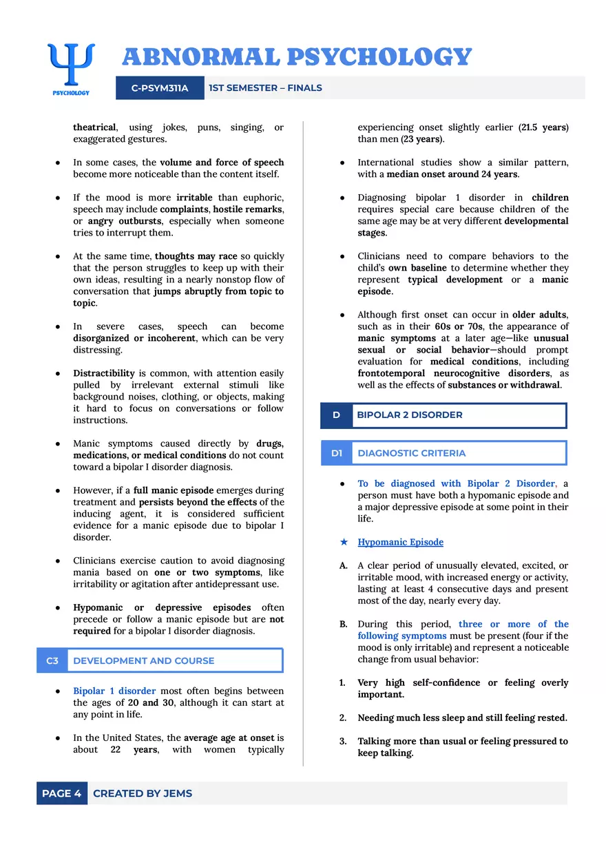 Bipolar and Related Disorders - Page 4