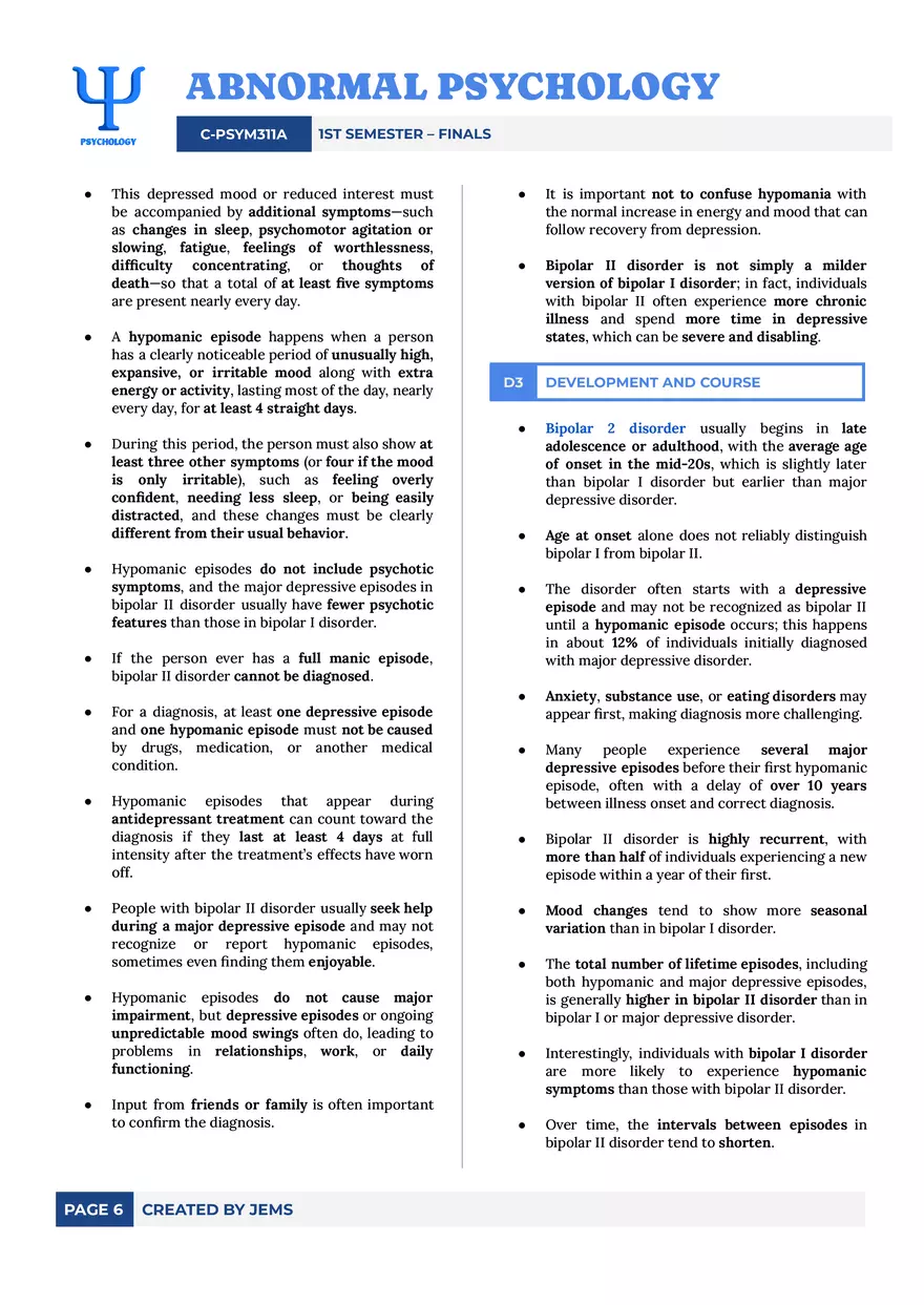 Bipolar and Related Disorders - Page 6
