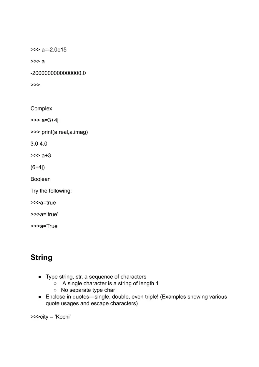 Basics of Python - Page 15
