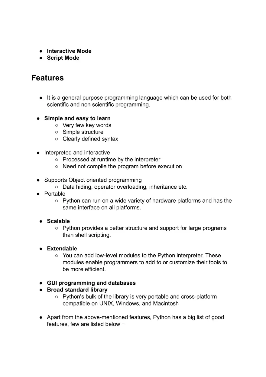 Basics of Python - Page 2