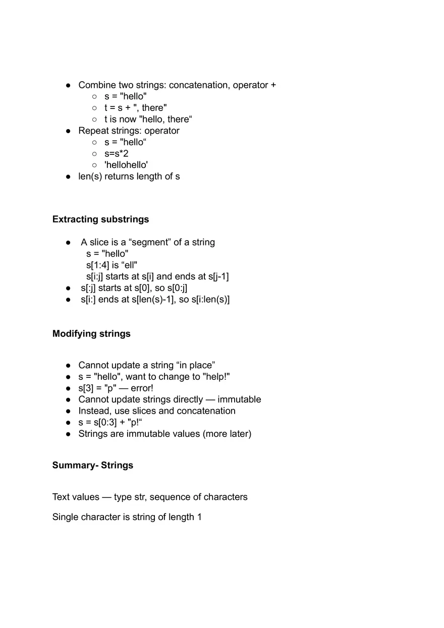 Basics of Python - Page 4
