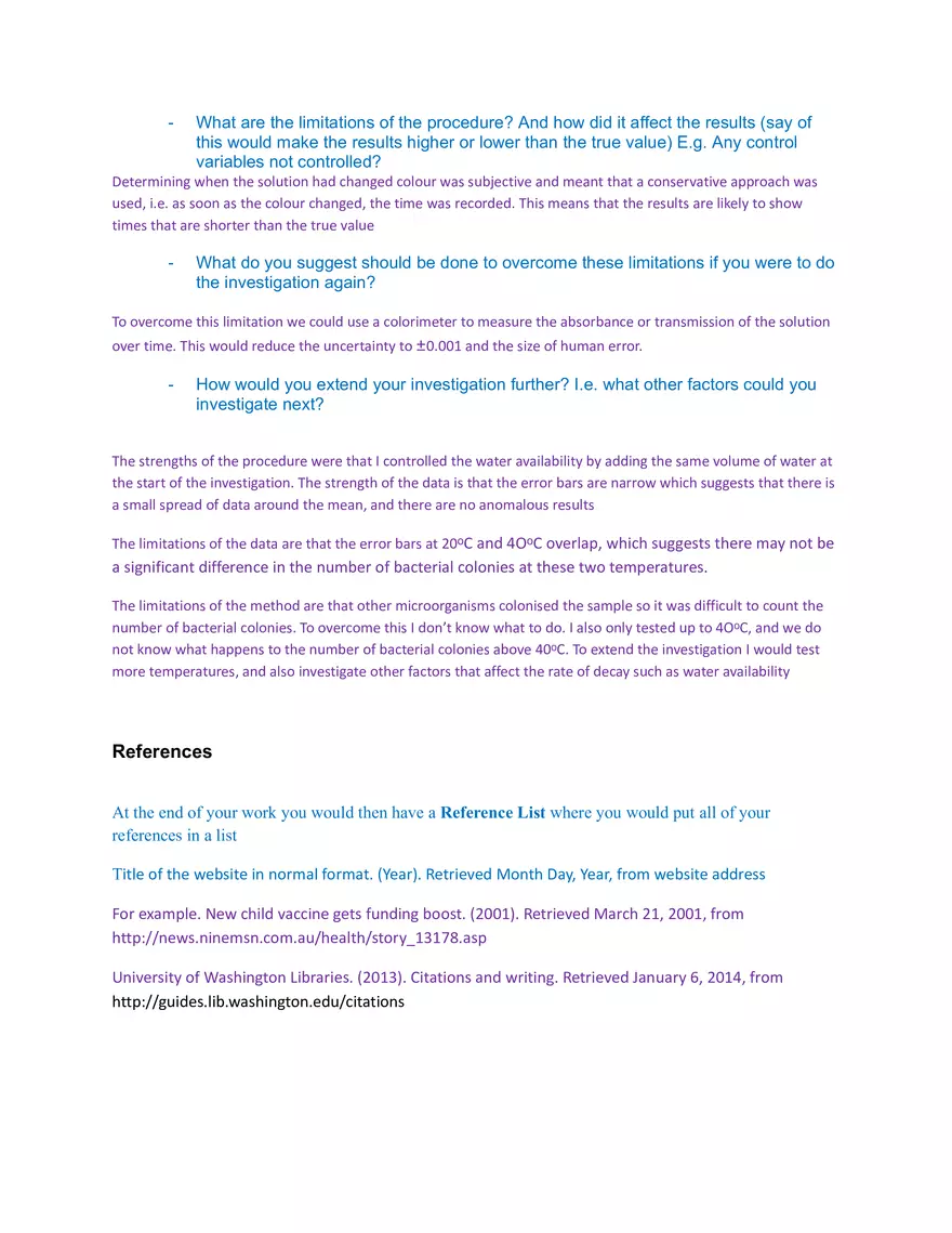 Lab Report Guidance - Page 7