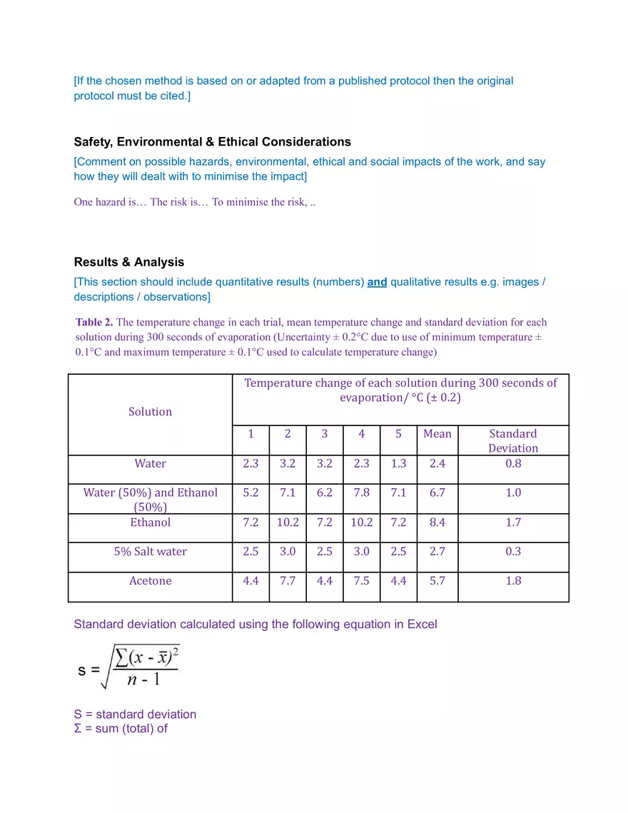 Lab Report Guidance - Page 4