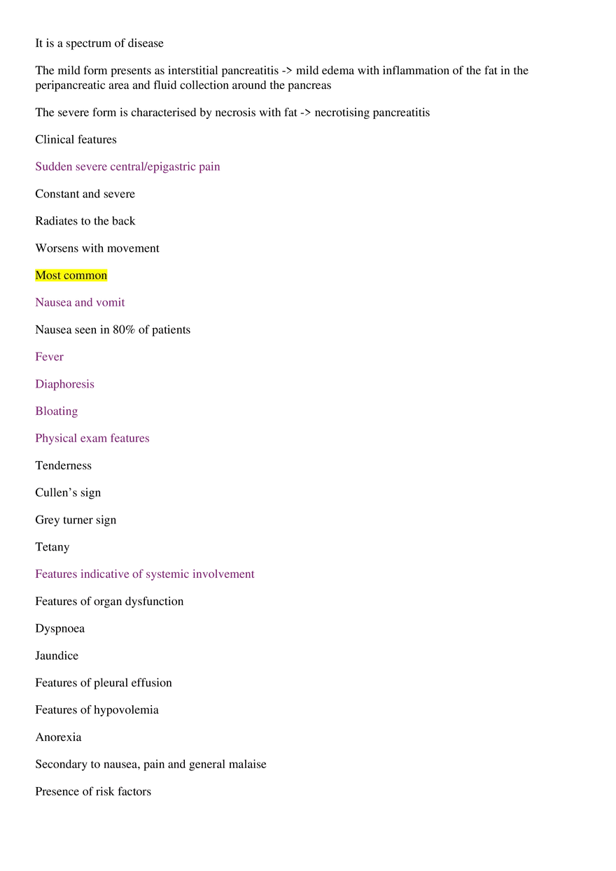 Acute Pancreatitis - Page 2