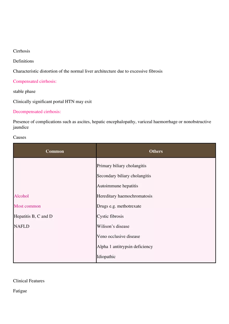 Cirrhosis - Page 1