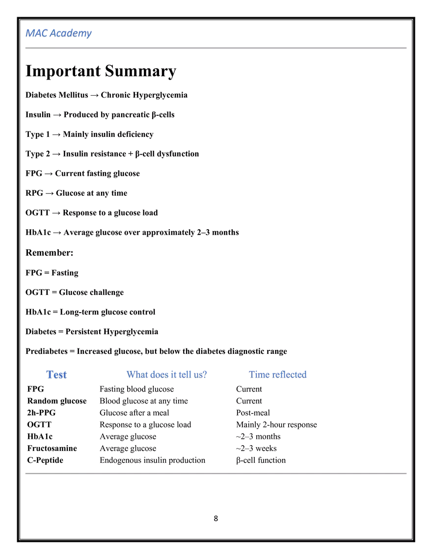 Diabetes & Laboratory Tests - Page 8