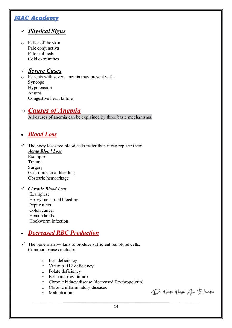 Hematology Notes - Page 6