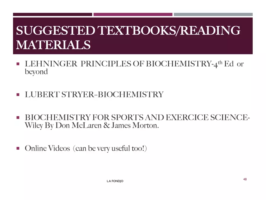 Krebs Cycle - Page 41