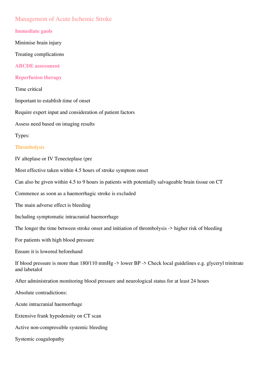 Ischemic Stroke and Transient Ischaemic Attack - Page 3