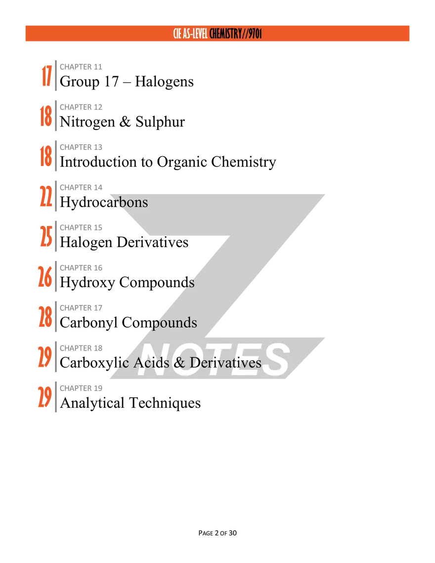 A-Level Chemistry Z Notes - Page 13