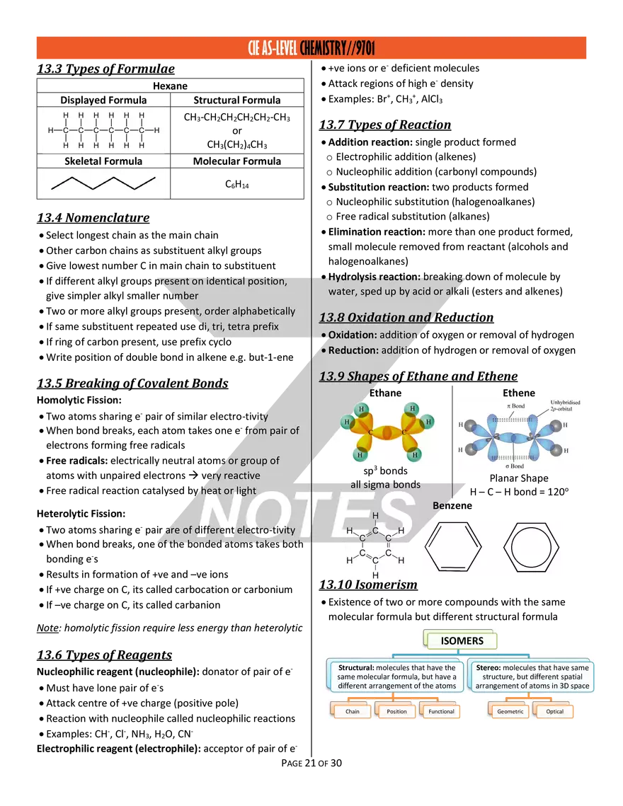 A-Level Chemistry Z Notes - Page 15