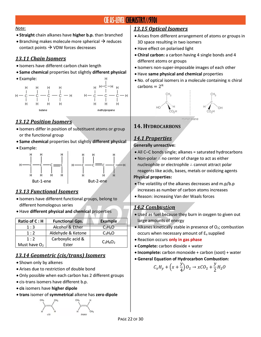 A-Level Chemistry Z Notes - Page 16