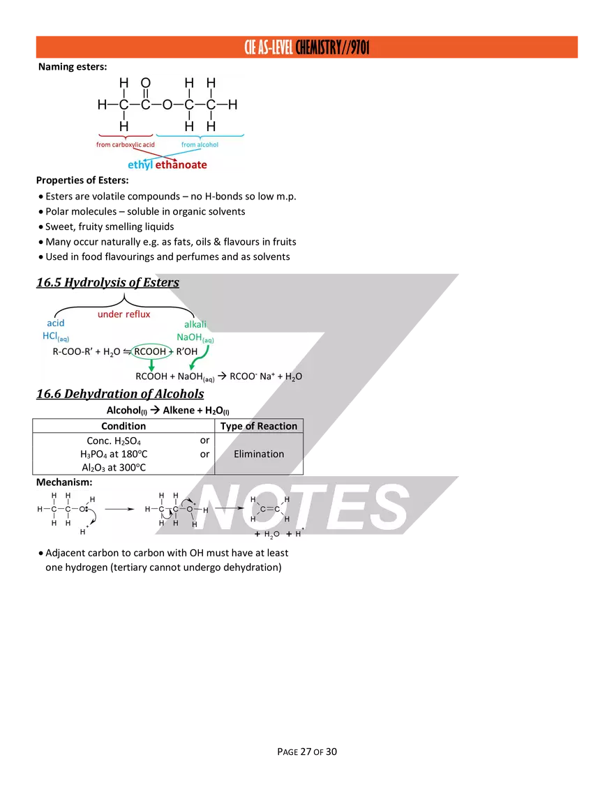 A-Level Chemistry Z Notes - Page 21