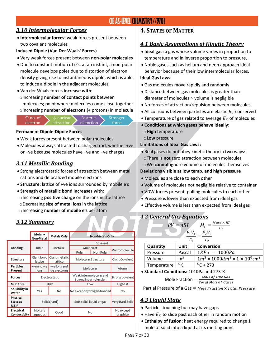 A-Level Chemistry Z Notes - Page 30