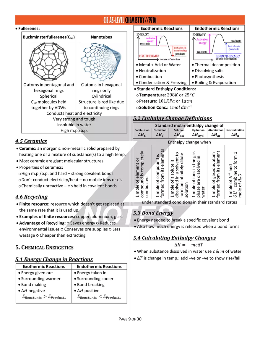 A-Level Chemistry Z Notes - Page 32