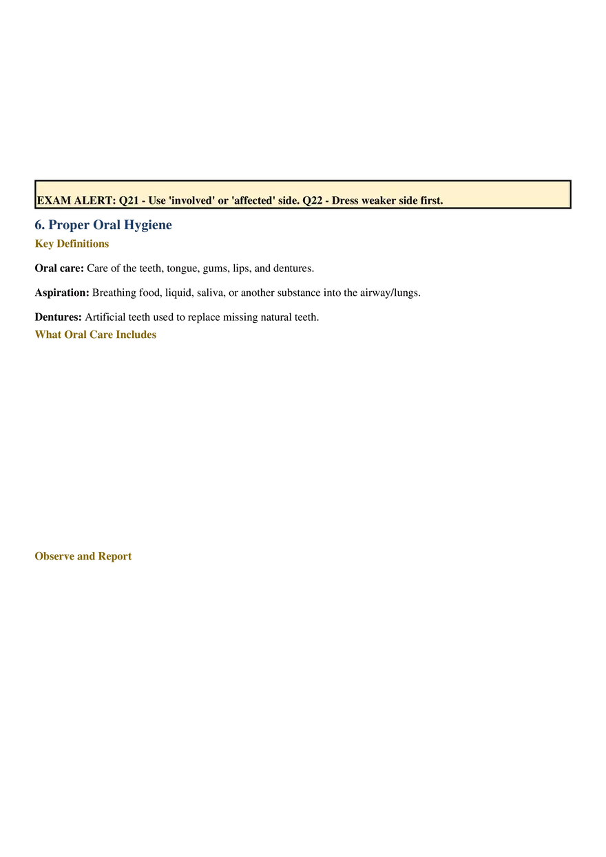 Chapter 6 - Personal Care Skills - Page 12
