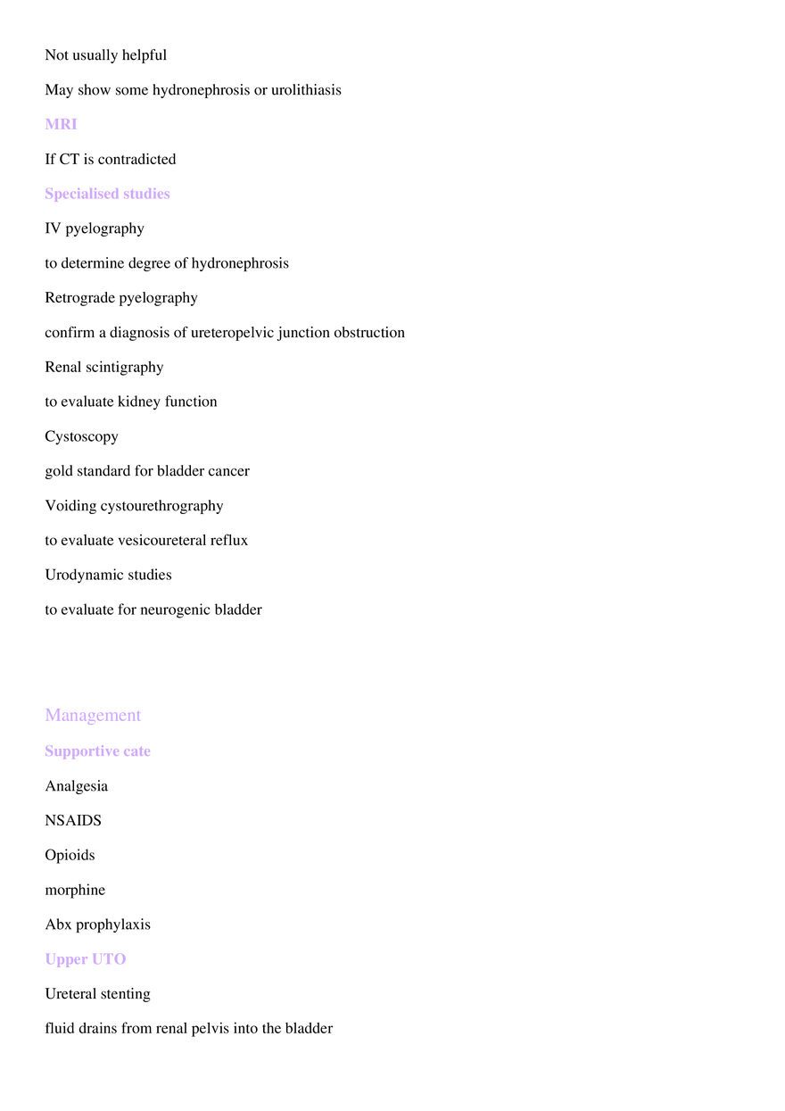 Renal Tract Obstruction - Page 4