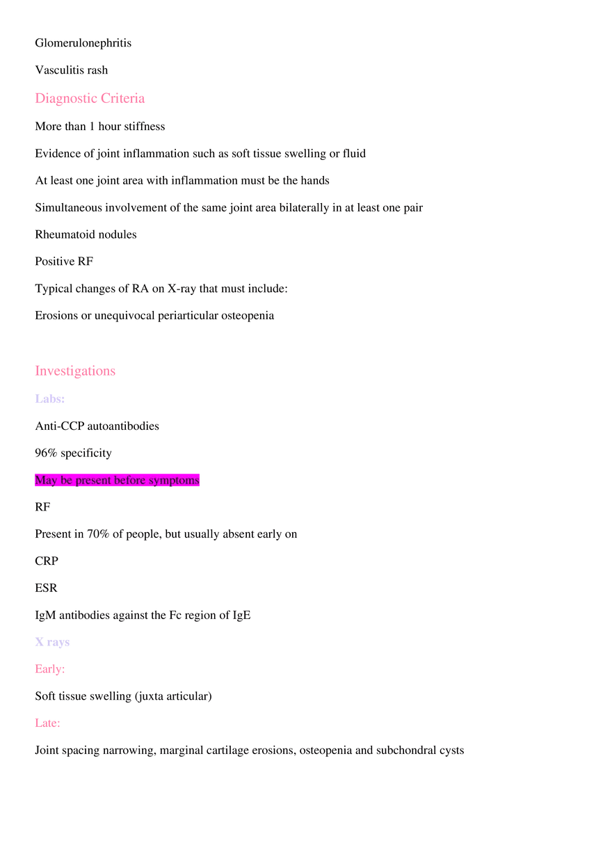 Rheumatoid Arthritis - Page 3
