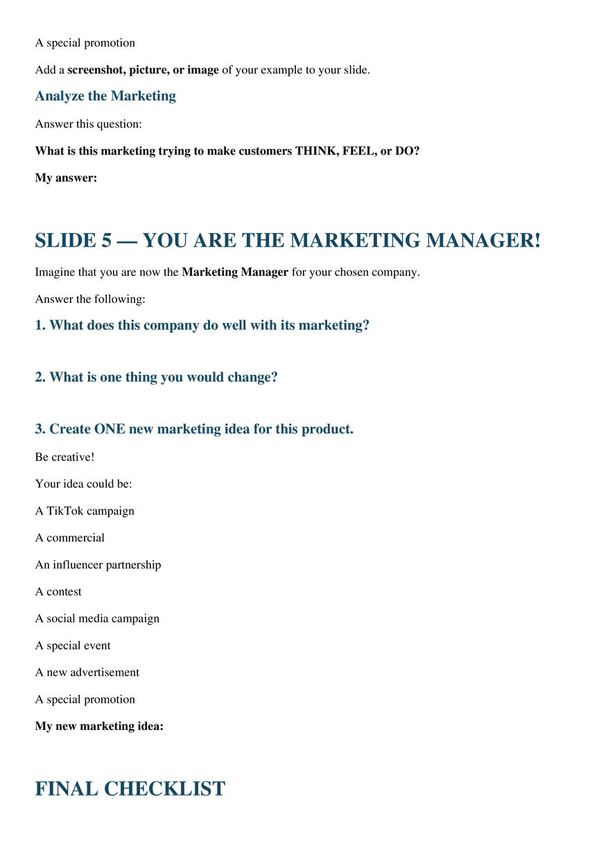WHAT IS MARKETING? Digital Marketing Mini Project - Page 4