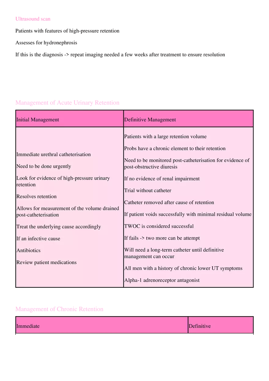 Urinary Retention - Page 5