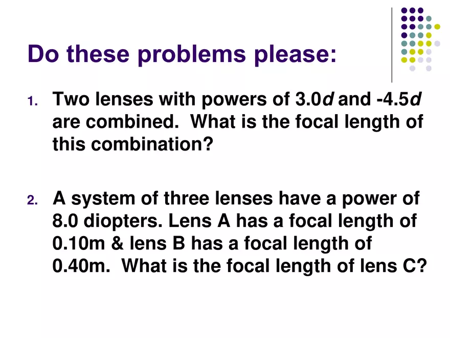 Light - 07 - Lenses - Power & Drawing Images - Page 9