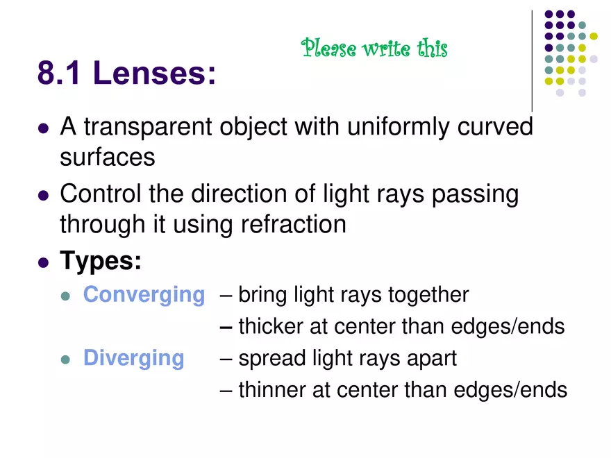 Light - 07 - Lenses - Power & Drawing Images - Page 2