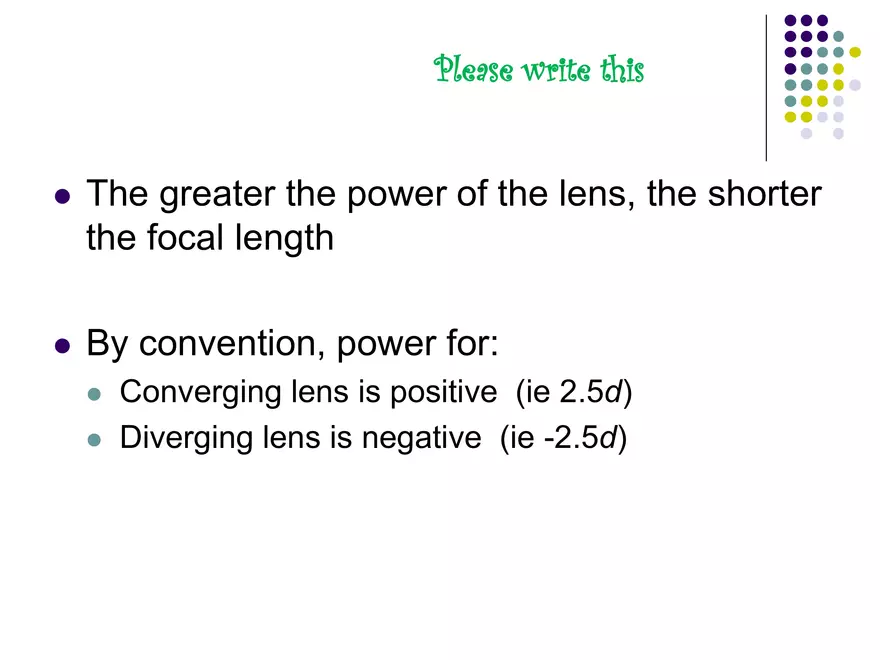 Light - 07 - Lenses - Power & Drawing Images - Page 5