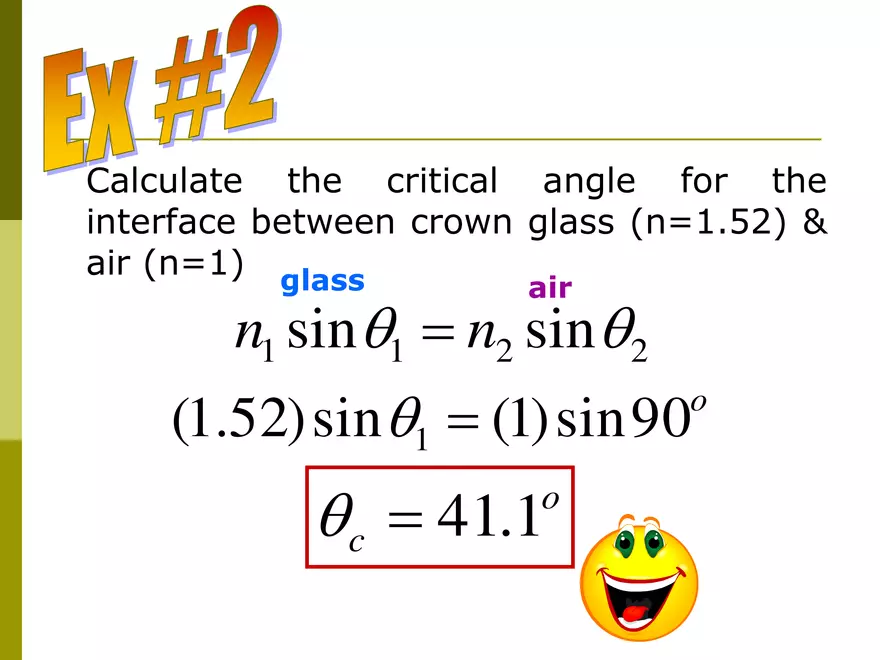 Light - 06 - Refraction - Critical Angle TIR - Page 14