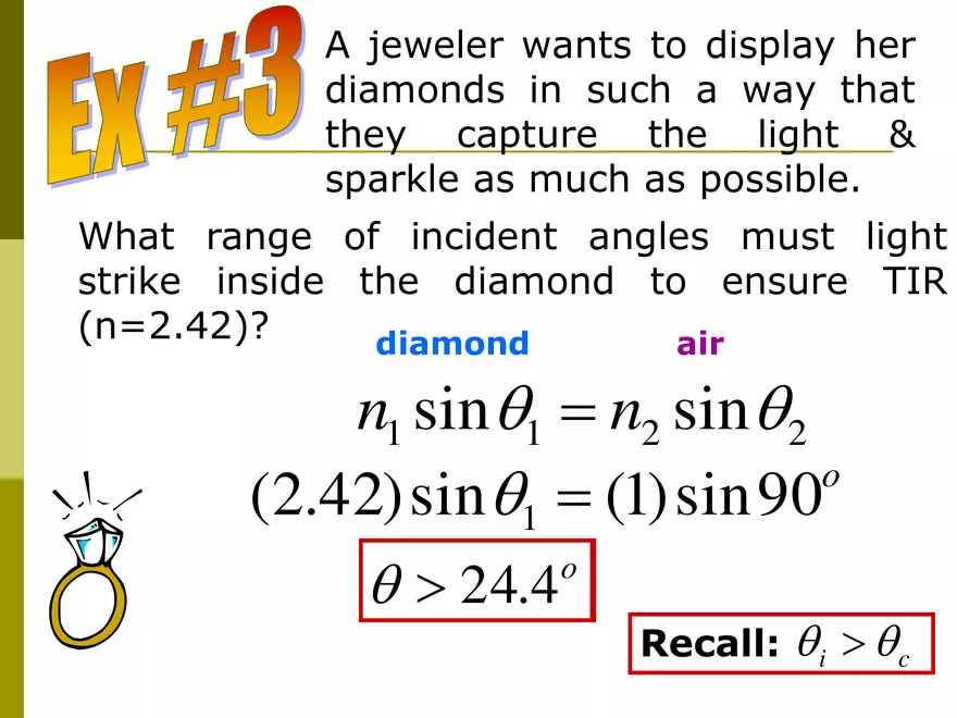 Light - 06 - Refraction - Critical Angle TIR - Page 15