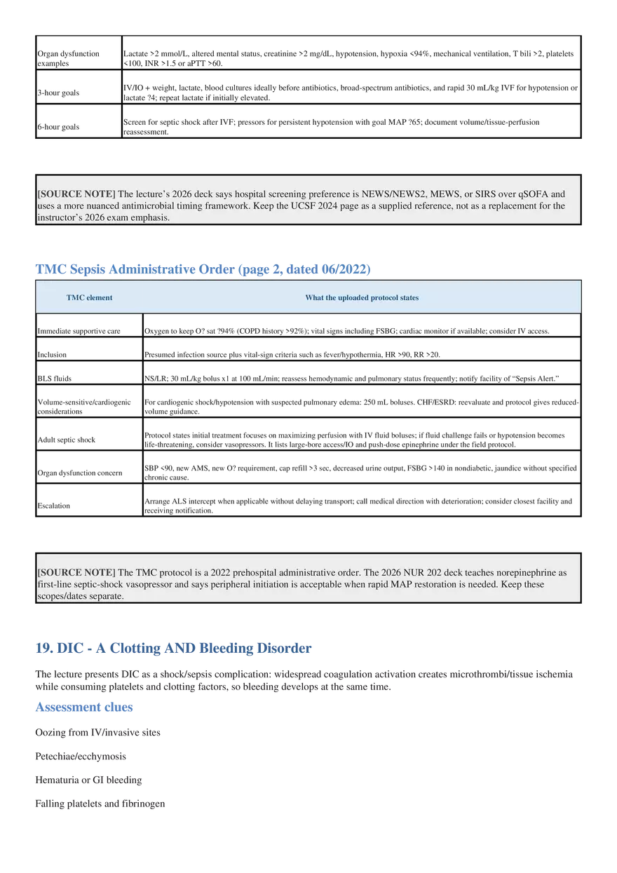 Critical Care Detailed Study Guide - Page 8