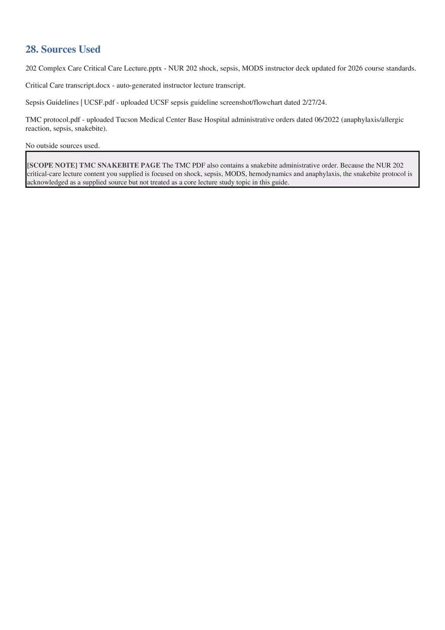 Critical Care Detailed Study Guide - Page 14