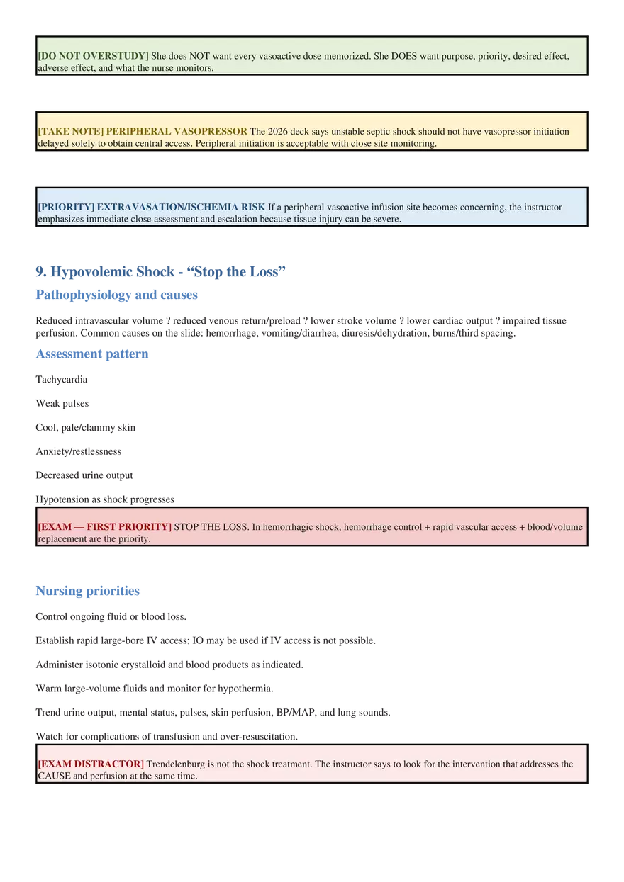 Critical Care Detailed Study Guide - Page 20