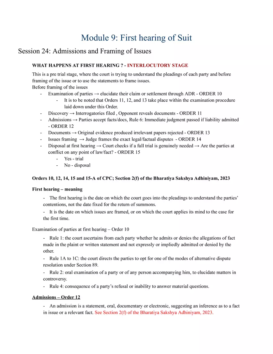 Code Of Civil Procedure - Page 99
