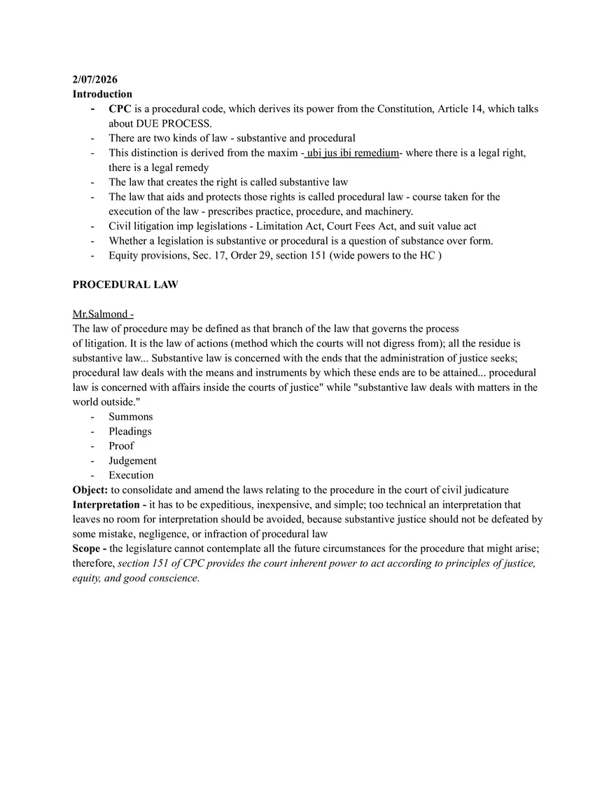 Code Of Civil Procedure - Page 35