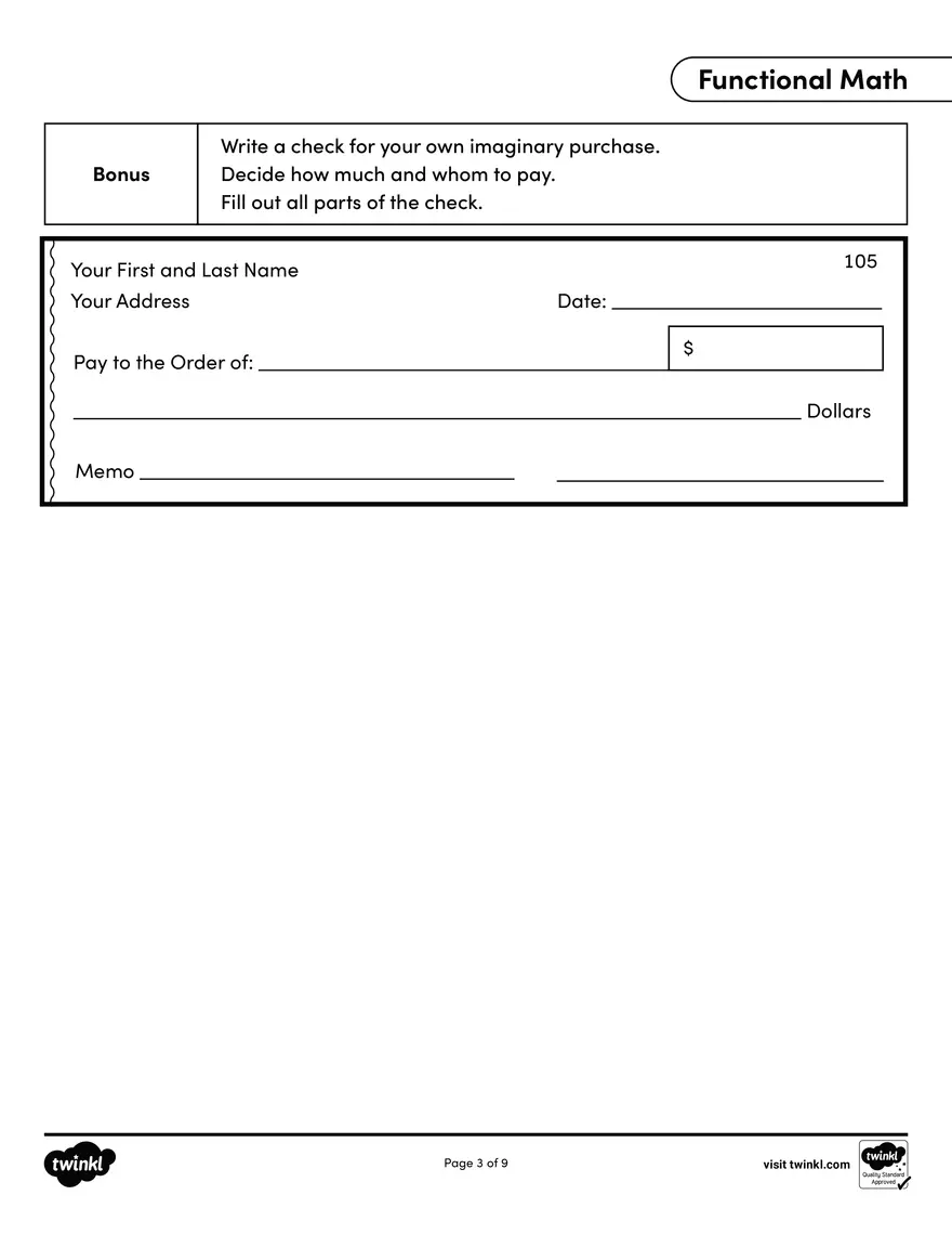 BW Functional Math for SPED - Page 3