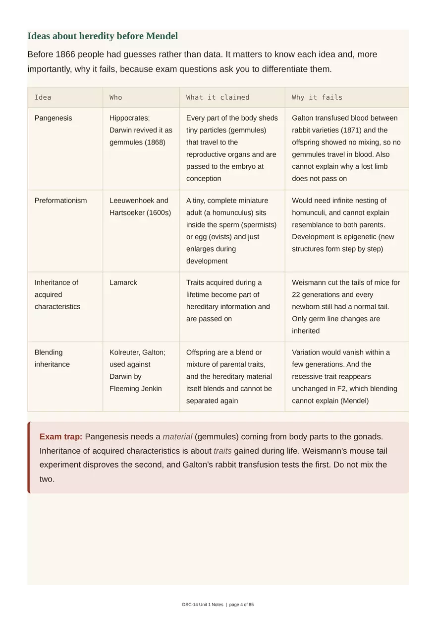 Unit 1: Transmission Genetics - Page 24