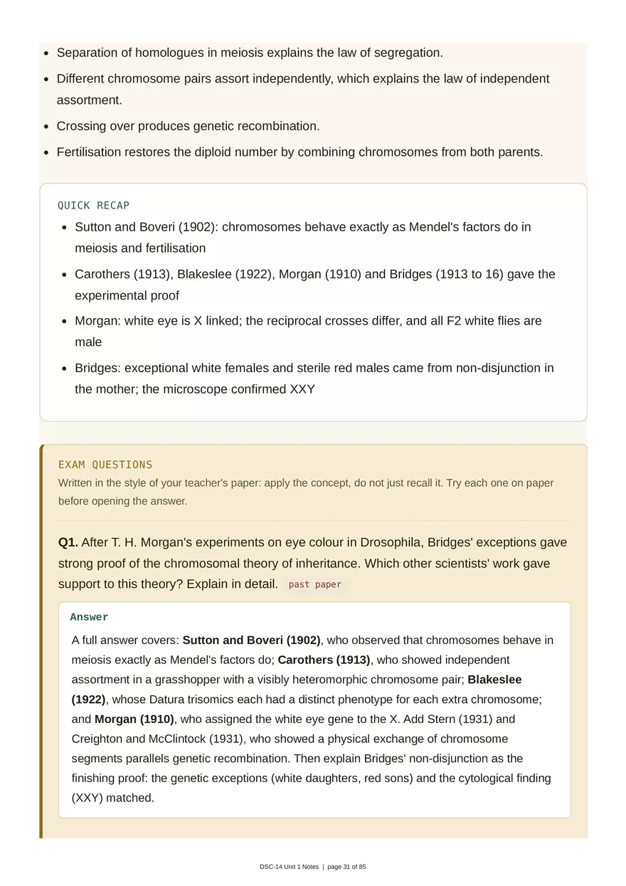 Unit 1: Transmission Genetics - Page 25
