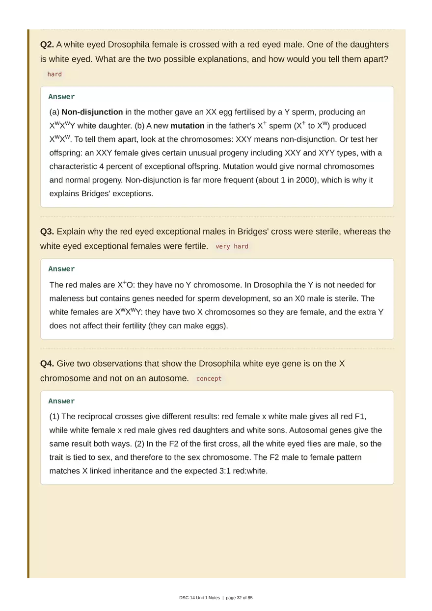 Unit 1: Transmission Genetics - Page 26