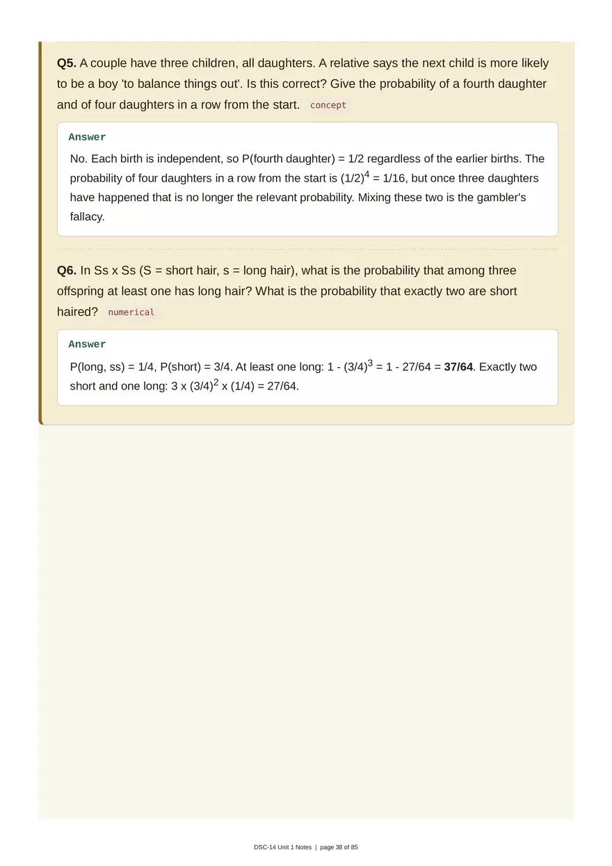 Unit 1: Transmission Genetics - Page 32