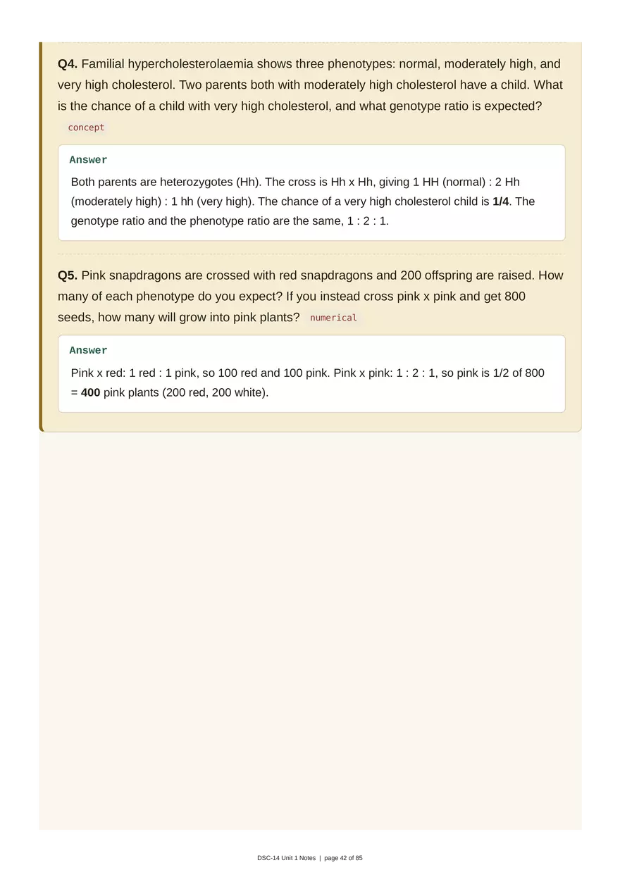 Unit 1: Transmission Genetics - Page 37