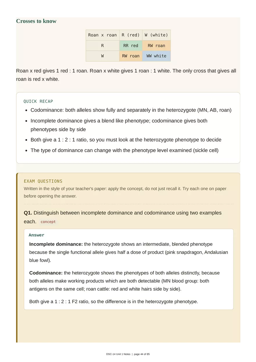 Unit 1: Transmission Genetics - Page 39