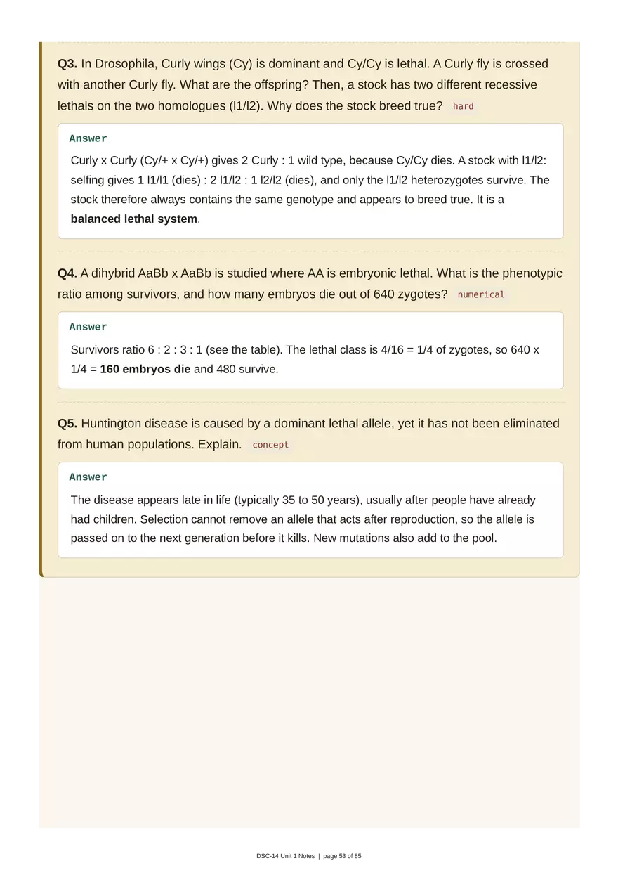 Unit 1: Transmission Genetics - Page 49