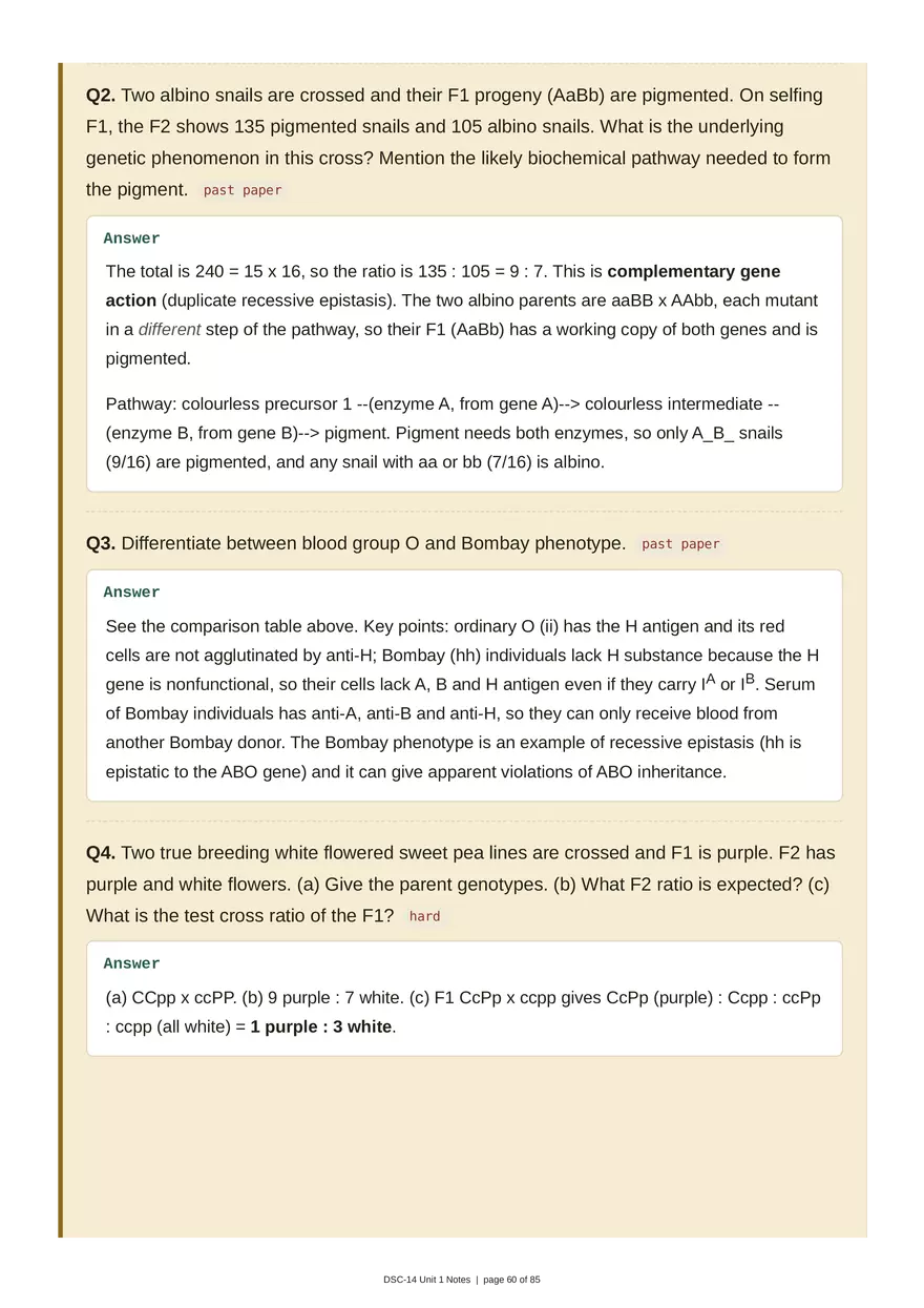 Unit 1: Transmission Genetics - Page 56