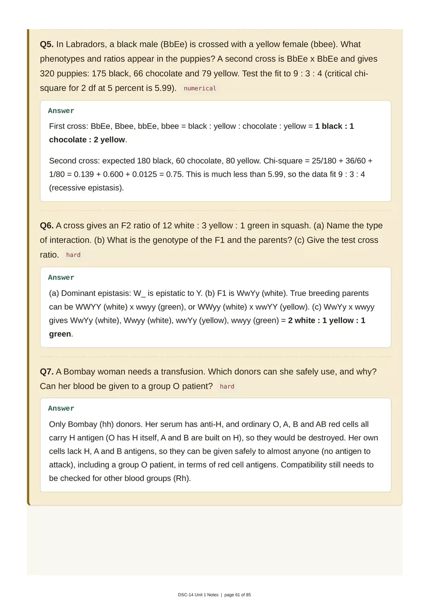 Unit 1: Transmission Genetics - Page 58