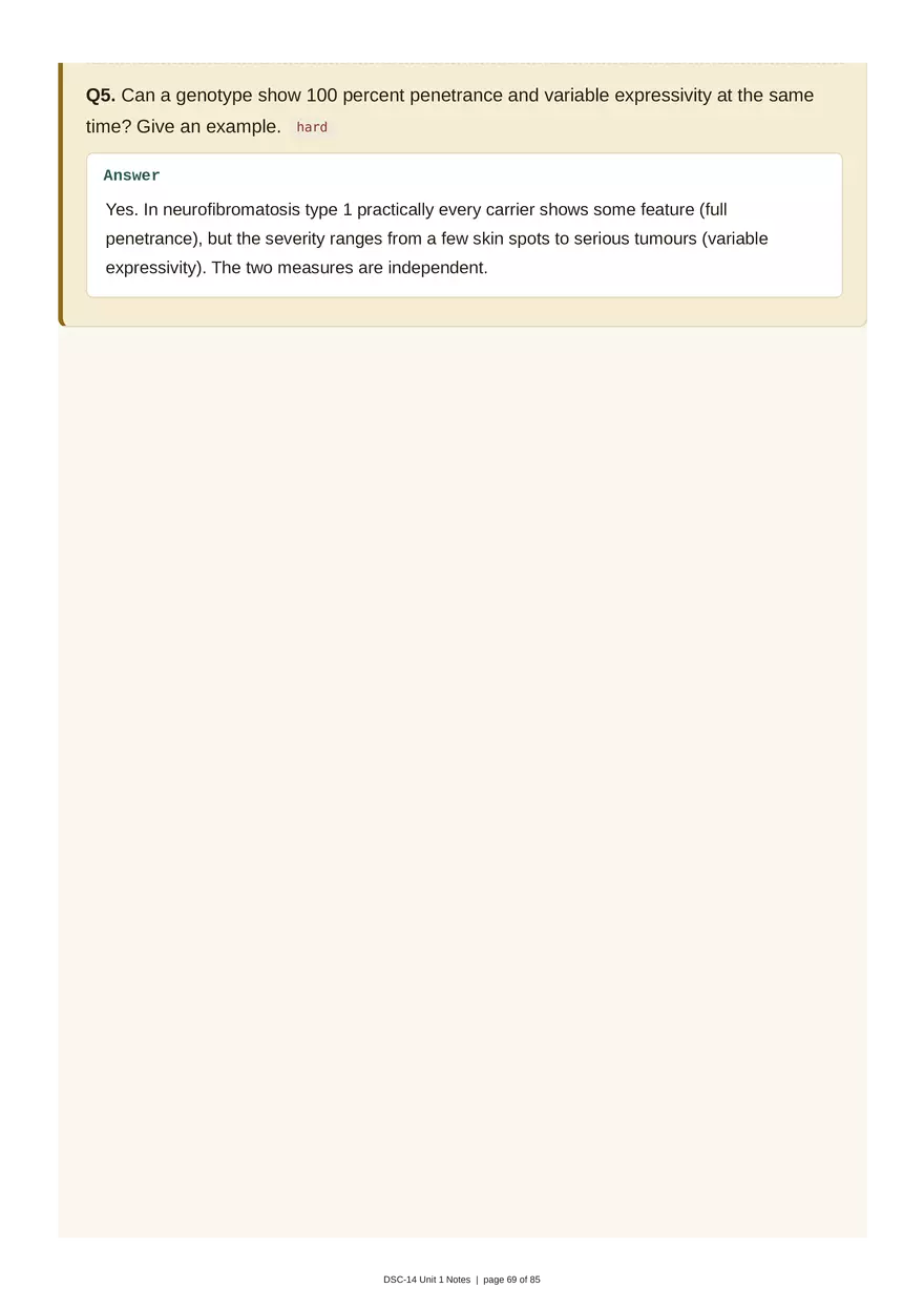 Unit 1: Transmission Genetics - Page 66