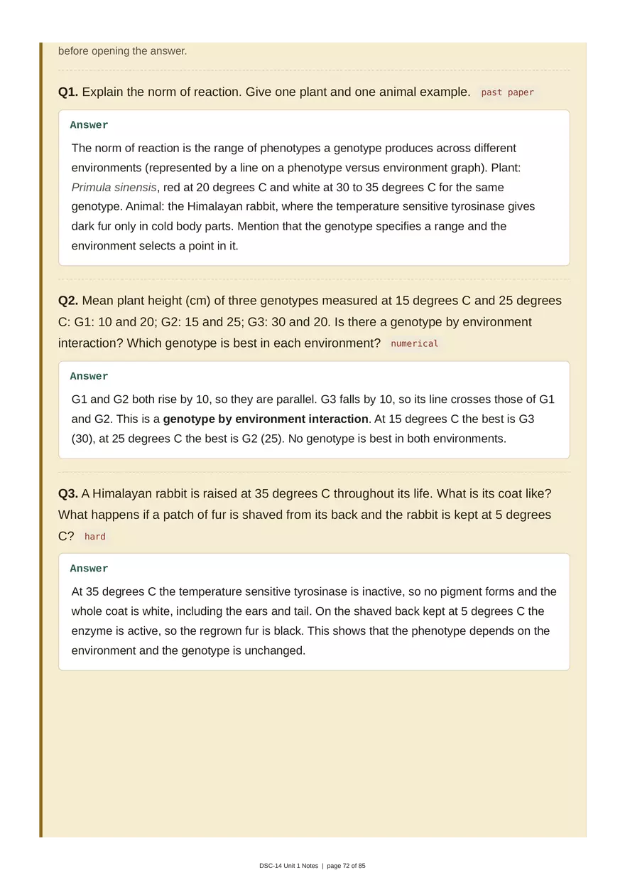 Unit 1: Transmission Genetics - Page 70