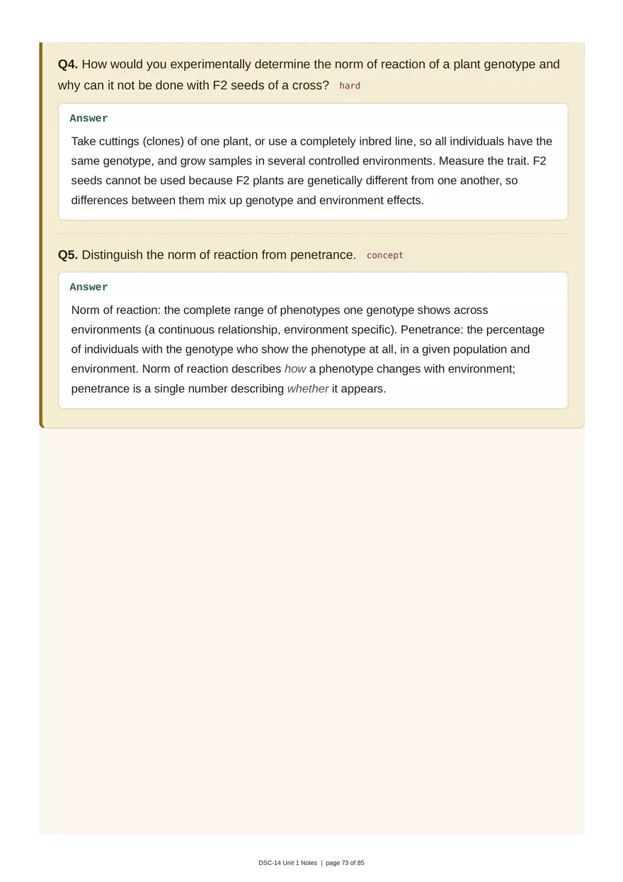 Unit 1: Transmission Genetics - Page 71