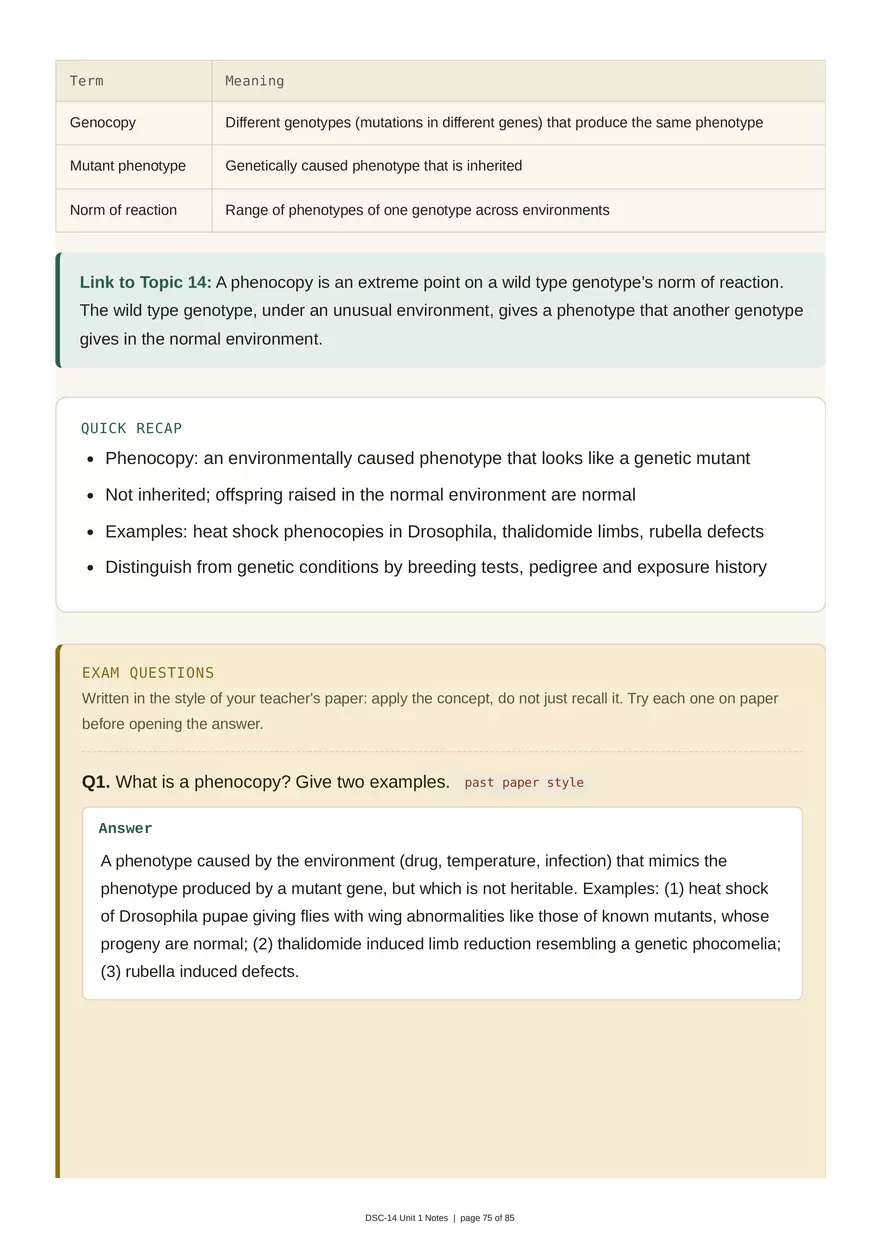 Unit 1: Transmission Genetics - Page 73
